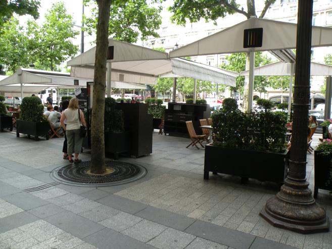  terrasse de culture bière, Champs Elysées